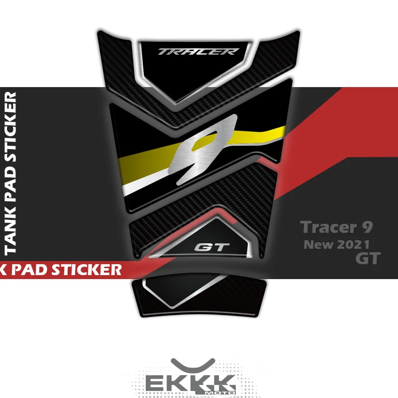 

Мотоциклетная 3d-наклейка для защиты топливного бака, наклейка с логотипом трассировщика 9 GT для YAMAHA трассировщик 9 / GT 2021, Задняя панель для р...