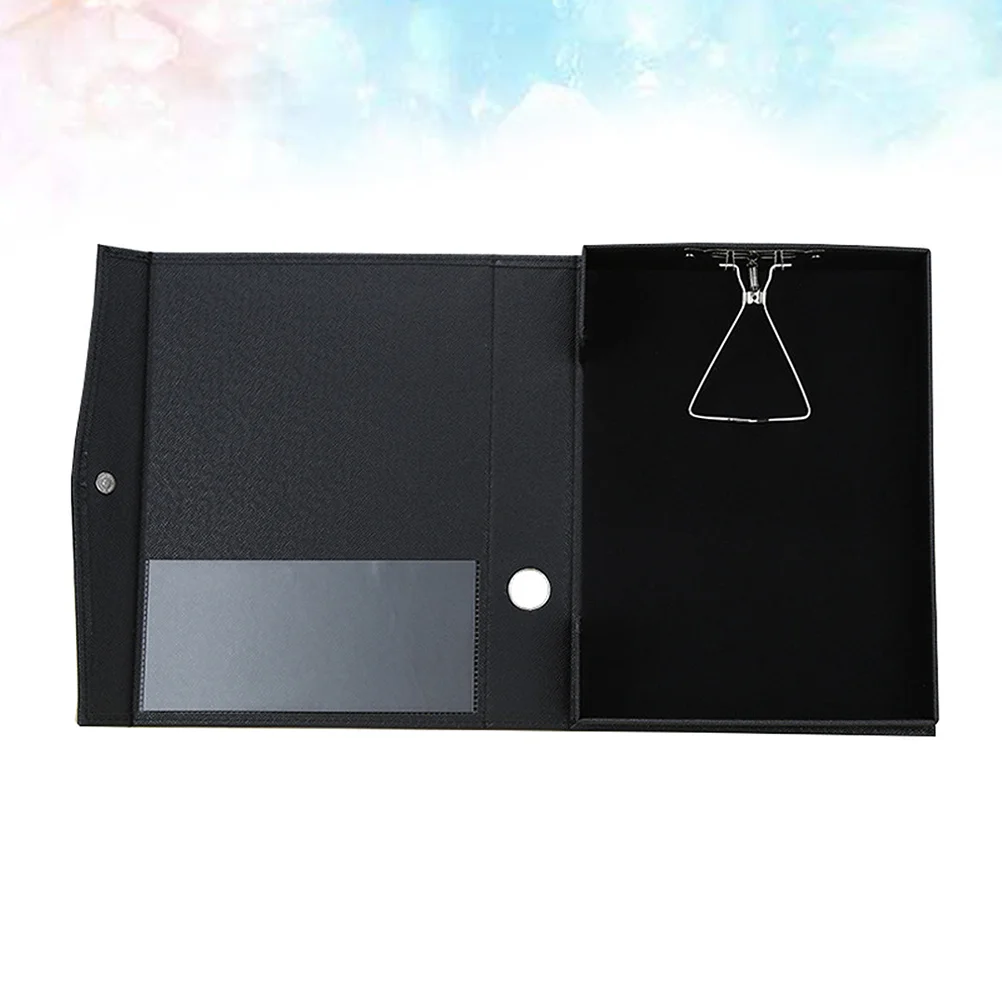 

A4 Paper Clip Board Briefcase PU File Clipboard Profile Plastic Folders Holder
