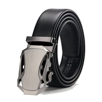 new fashion mens belt soft leather automatic buckle summer korean trend youth business all match pants belt wear resistant