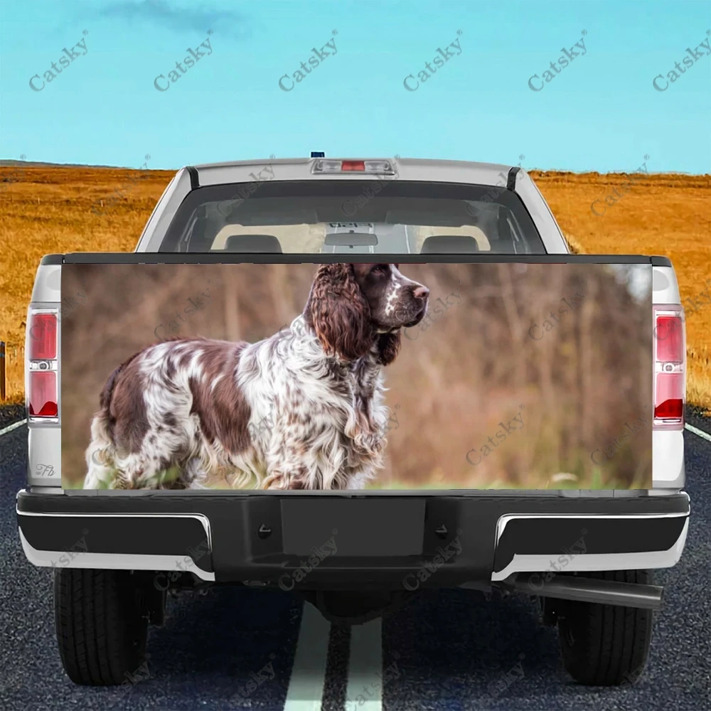 Наклейки на автомобиль Springer Spaniel виниловые аксессуары для модификации заднего