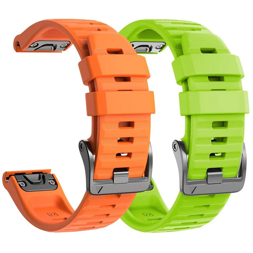 Premium Watch Strap Garmin Fenix 6X Fenix 6 Fenix 6S Band Fit Silicone replacement strap Fenix 6 Pro/Fenix 6X Pro