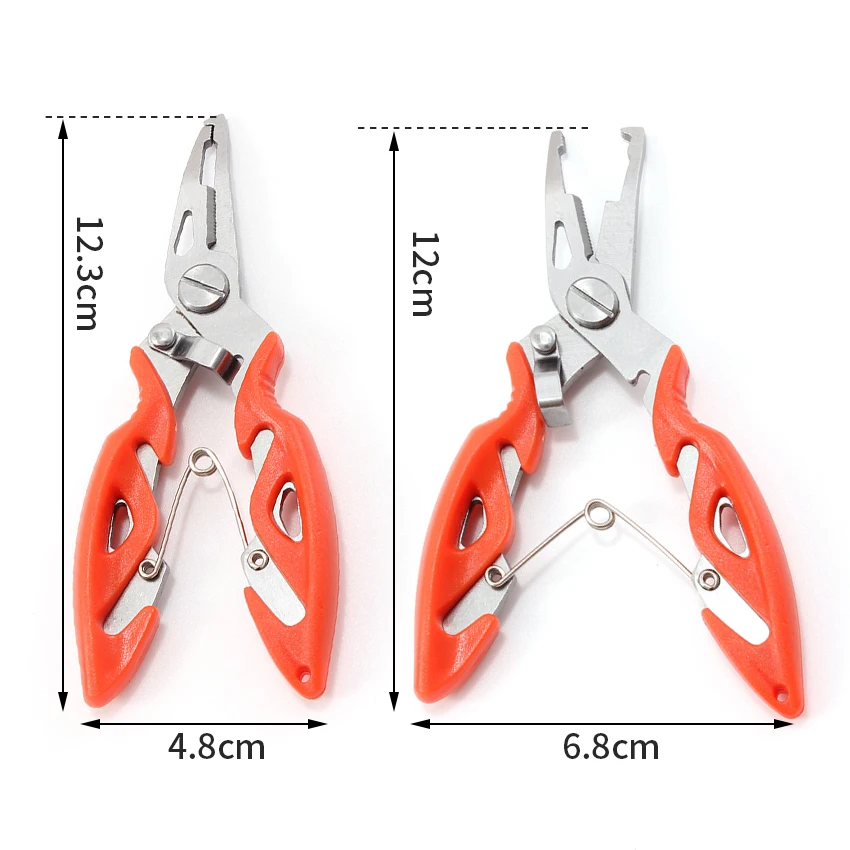 Fishing Plier Scissor Braid Line Lure Cutter Hook Remover etc. Fishing Tackle Tool Cutting Fish Use Tongs Multifunction Scissors