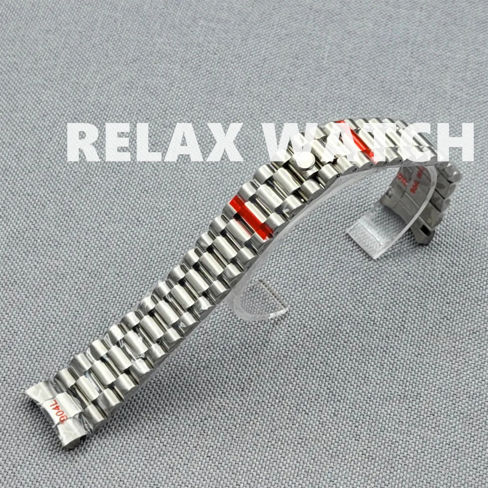 20mm Stainless Steel Multi-Color Presidential Strap Head Strap for Oyster Perpetual Day-Date Sub Aquaman 36mm 39mm 40mm Case