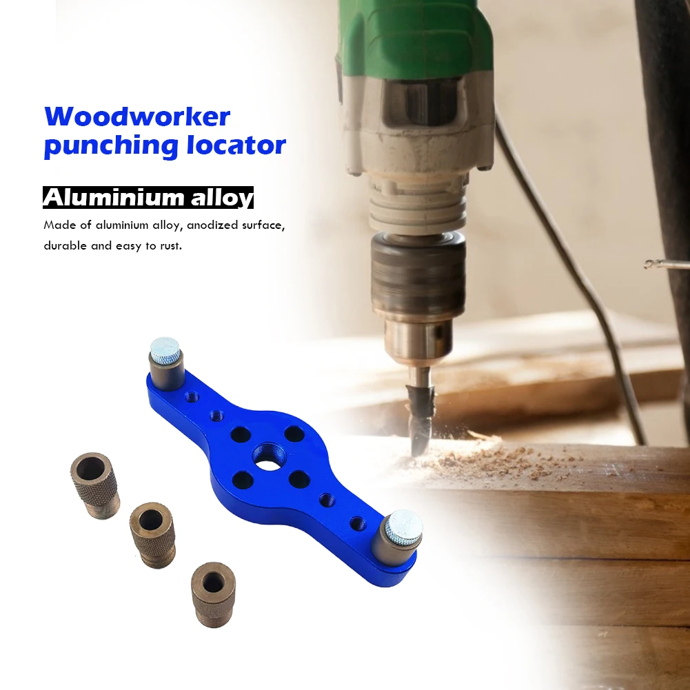 

11pcs/set Pocket Hole Jig Drill Guide Kit Tools Strong Toughness Vertical Doweling Self Centering Wooden Portable