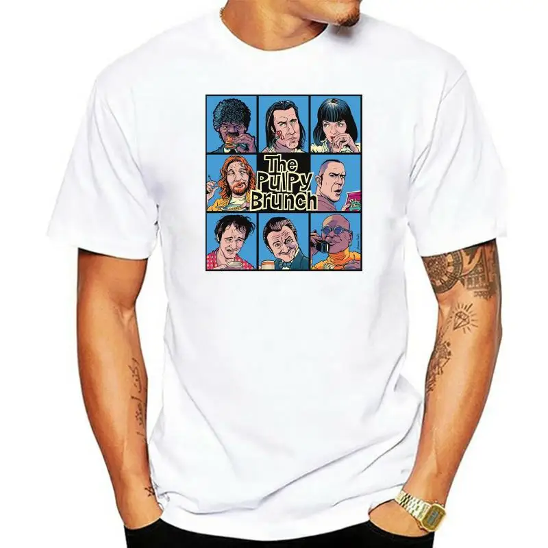 

Men t-shirt The Pulpy Brunch Tshirt Women T Shirt Men Cotton Tees Tops Hip Hop Harajuku Streetwear