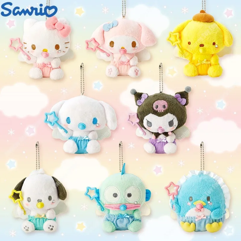

Sanrio Kuromi плюшевые бриллианты My Melody Cinnamoroll Baby Angel Baby Соска воды алмаз Kawaii ювелирные изделия детский подарок