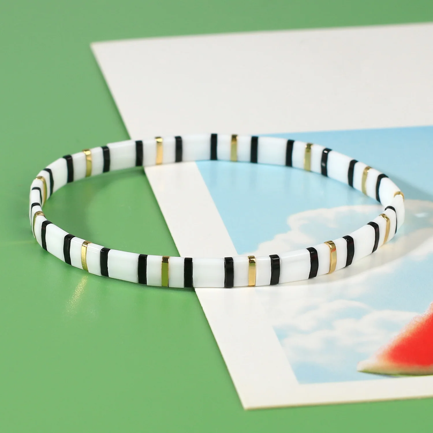 

KELITCH New Women Bracelets Adjustment TILA Beads Charms Handmade Jewelry Friends Friendship Bangle Couple Bracelets Girls Gift