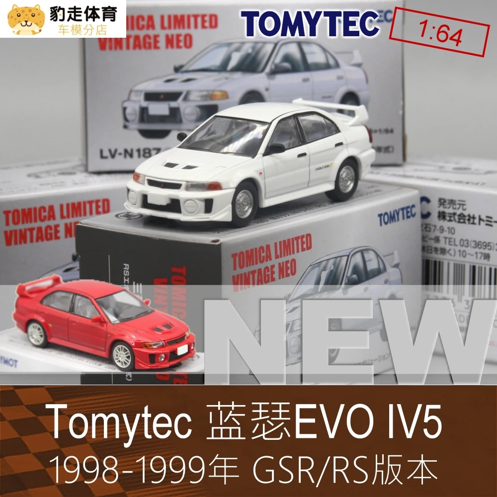 

TAKARA TOMY TOMICA 1:64 Mitsubishi Lancer Evo V 5 GSR RS TLV Collection of die-cast alloy car decoration model toys