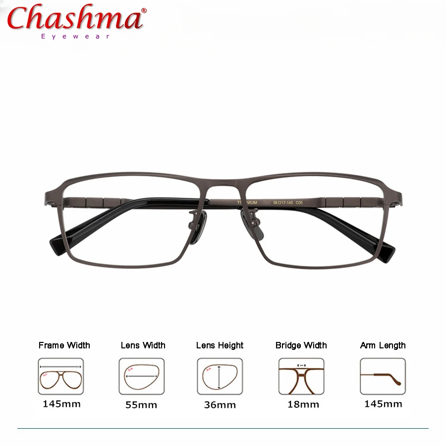 Оправа для очков Мужская из чистого титана 100