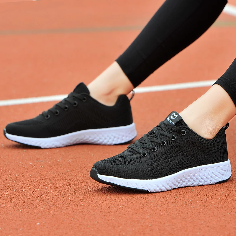 Sneakers Womens Running Shoes Casual Jogging Walking Shoe for Women Lightweight Platform Footwear Comfortable  Lace-up