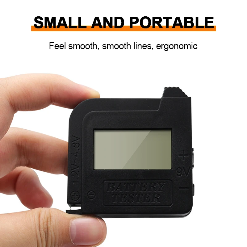 Портативный тестер заряда батареи универсальный емкости литиевых батарей AA AAA с
