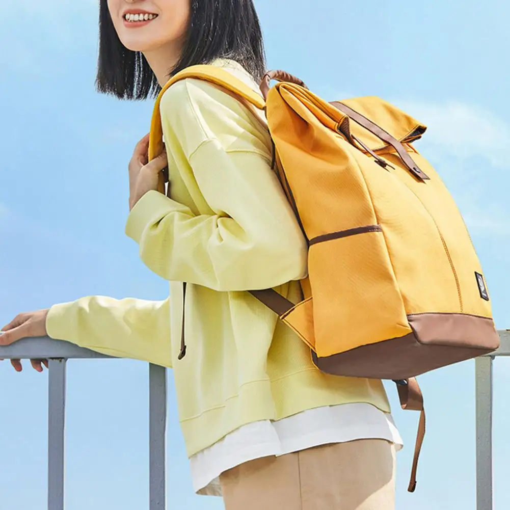 Popular Student Bookbag Anti-slip Strap Teenager Girls Boys Multi Pockets Backpack  Student Backpack    Unisex Backpack