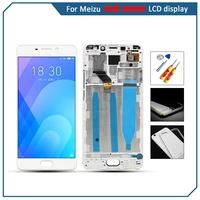 for original assembly meizu m6 note touch screen digitizer lcd display for meizu note 6 5 5 cellphone black white