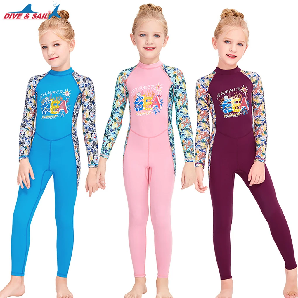 

Wetsuits Diving Suit Kids Wetsuit Long Sleeves and Pants Fashionable