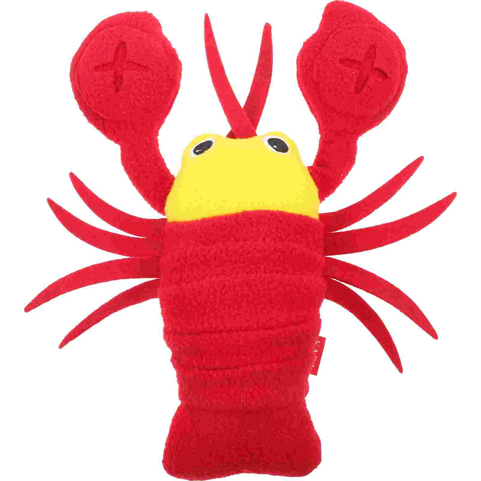 

Dog Chewing Toy Teeth Grinding Dog Toy Cartoon Shrimp Shaped Puppy Biting Plaything