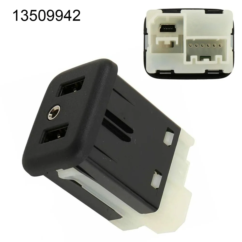 

1pc USB Receptacle Port Interface AUX Jack 13509942 13519224 For Chevrolet For Chevy For Escalade For Sierra For Tahoe
