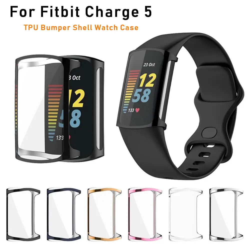 

Ультратонкий Мягкий защитный чехол из ТПУ для часов Fitbit Charge 5