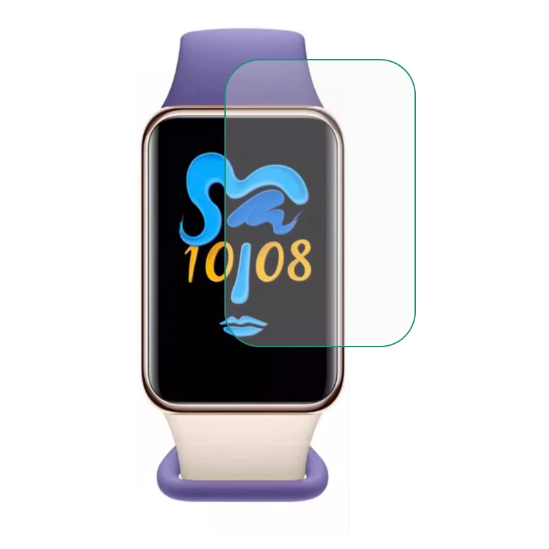 Мягкая прозрачная защитная пленка из ТПУ для смарт-браслета Huawei Honor Band 9 5 шт.