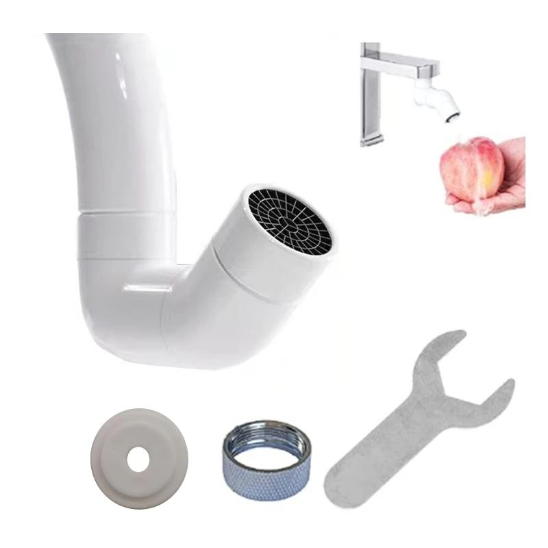 

720-Degree Swivel Water Saving Aerator Replacement Bathroom Faucet Bubbler Spout for Bathroom Kitchen Prevent The Splash