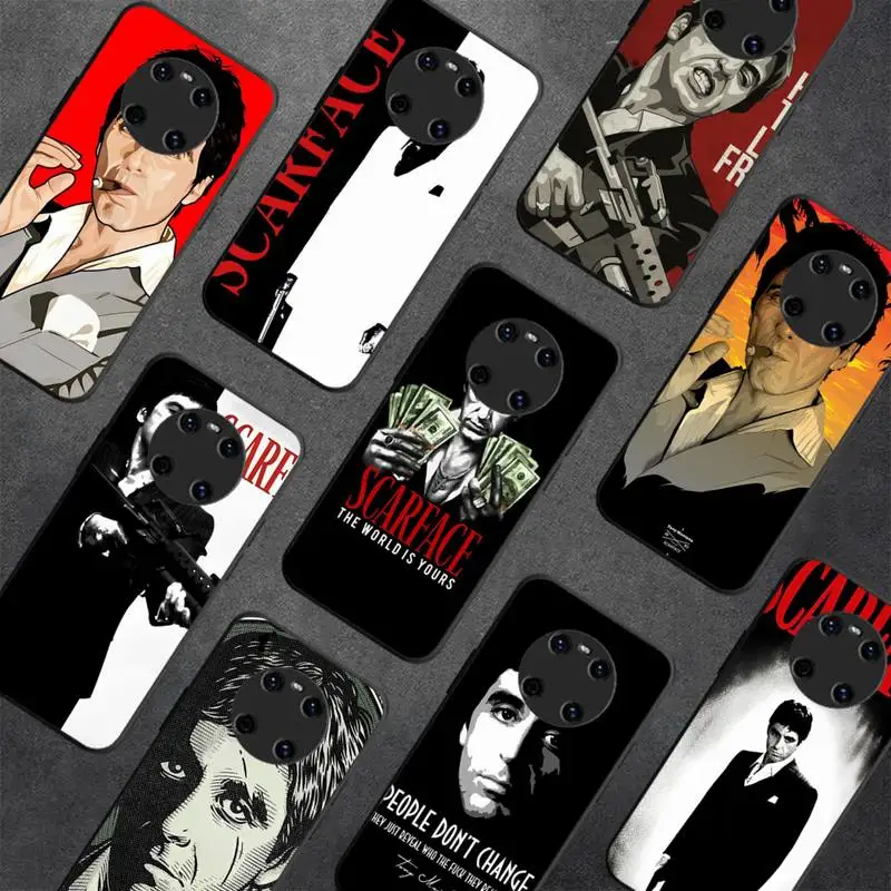 

Scarface Movie Phone Case for Huawei Y 6 9 7 5 8s prime 2019 2018 enjoy 7 plus
