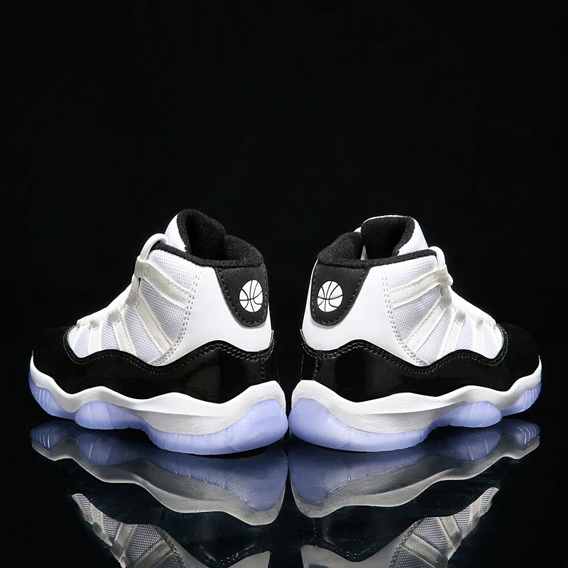 

Высокие баскетбольные кроссовки унисекс, Детская уличная обувь, износостойкая дышащая спортивная обувь с воздушной амортизацией