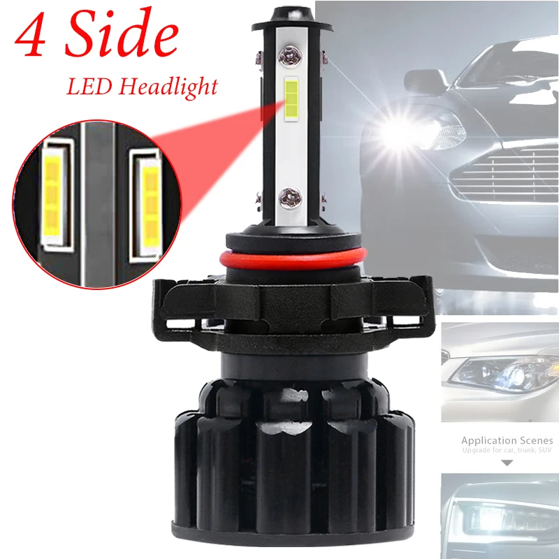 

FUJIEILM LED Car Light 4 Side CSP Chip 5202 H13 H4 9003 9004 H7 H8 9005 9006 9012 HB3 HB4 Auto Fog Lamp Headlight Extra Bright