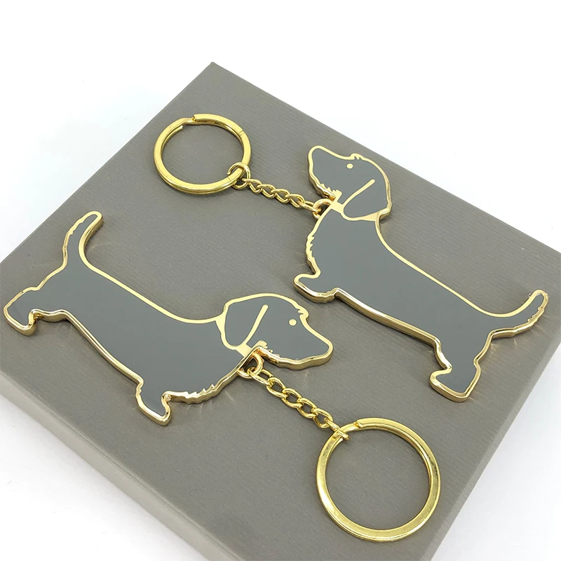 

Модный брелок для ключей TB Thom для мужчин и женщин, металлический брелок для ключей от машины, для щенка, рюкзака, аксессуары, подарок на день ...