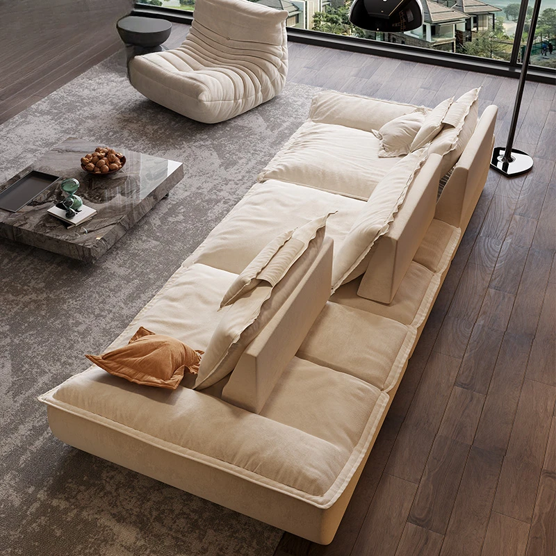 Большой итальянский дизайнерский диван роскошное кресло современный пушистый