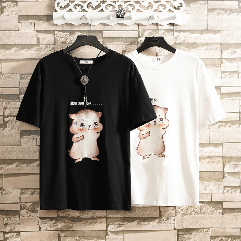 

Футболка мужская с круглым вырезом, короткий рукав, Повседневная модная рубашка, весна-лето 2022