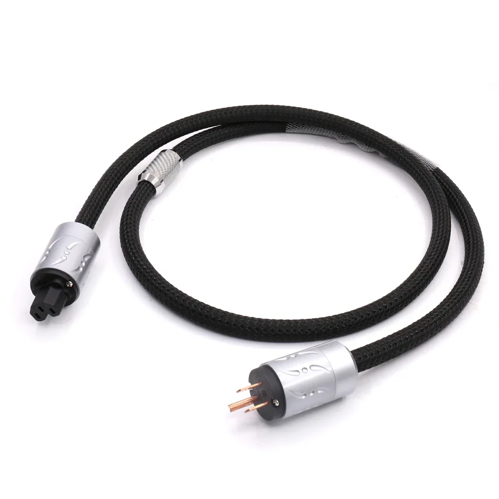 Hi End Viborg Multplex Медный аудиофильский шнур питания Кабель Powerflux с вилкой из чистой