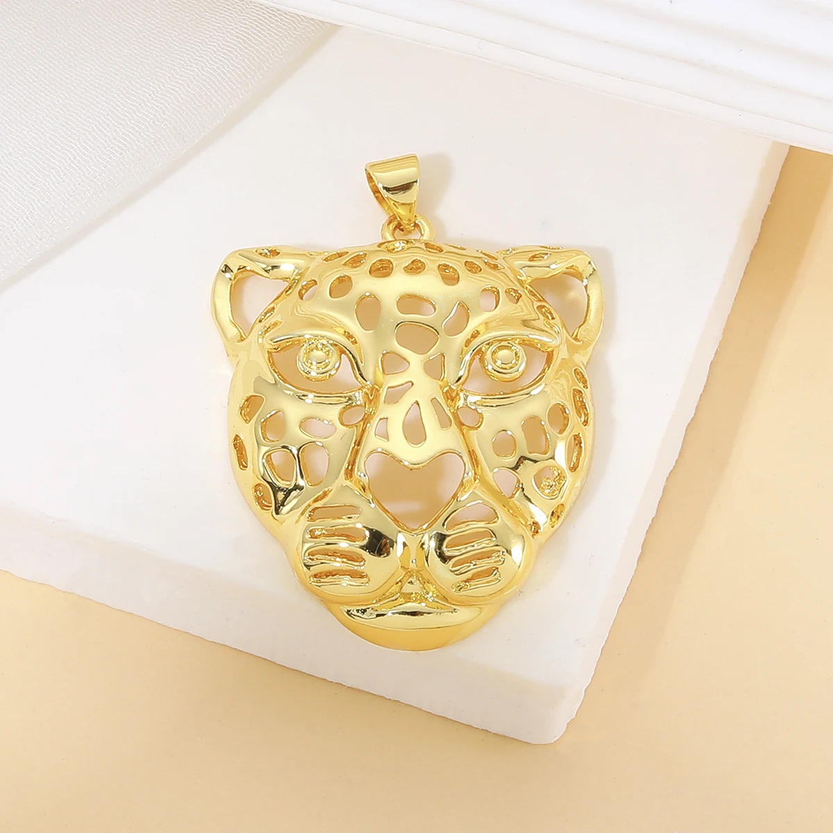 

Vintage Animal Panther Elephant Snake Tiger Charms 18k Gold Plated Diy Pendants Talisman Zircon Copper Charms for Jewelry Making