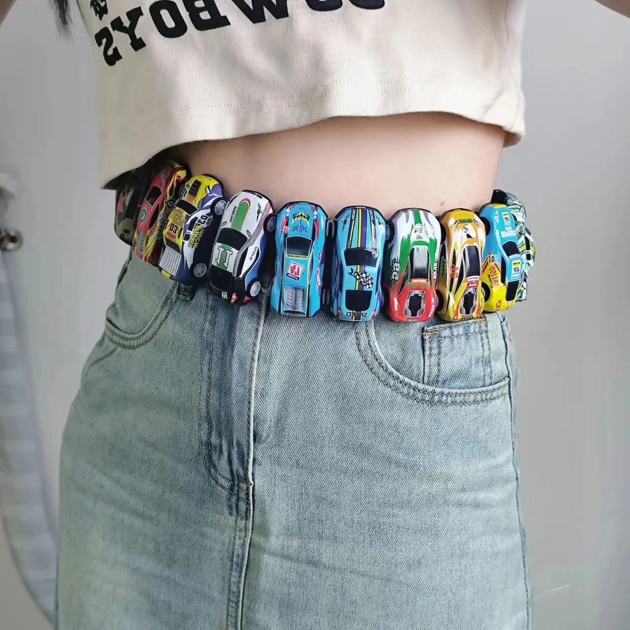 Ремень Y2k для креативной гоночной модели уличная одежда декоративный пояс мужчин