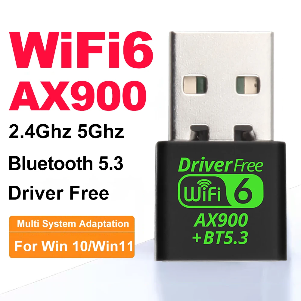 USB Wi-Fi Bluetooth 900 адаптер 5 3 Мбит/с 2 4 ГГц