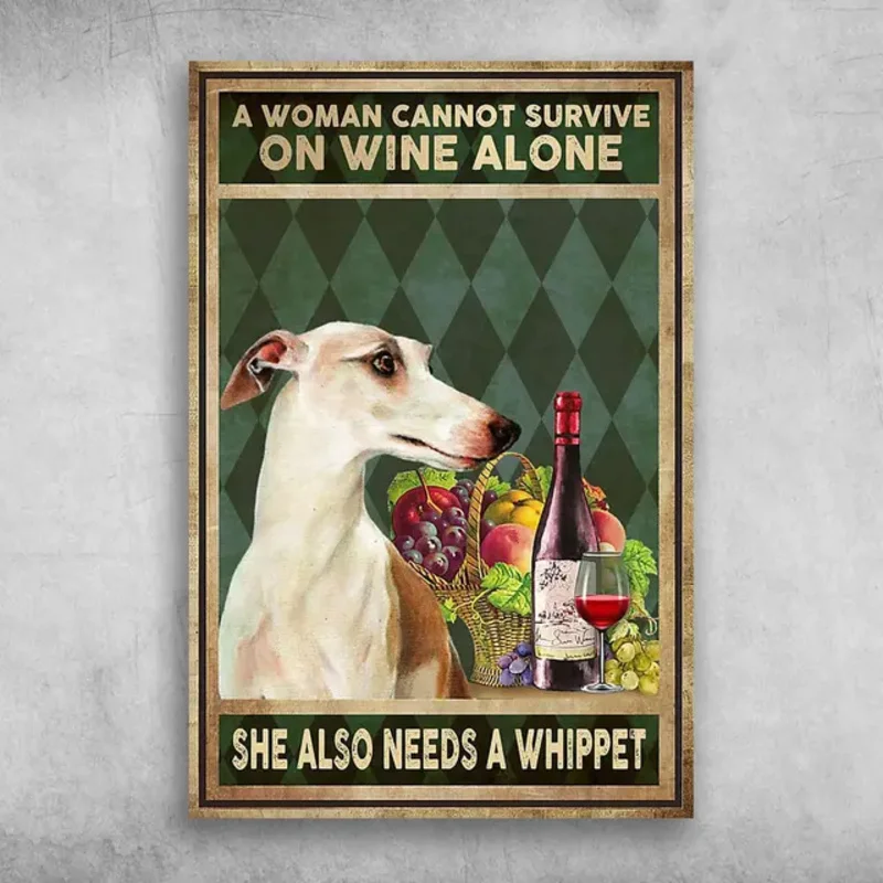 Женщина не может выжить в вине она тоже нуждается Хаски украшение на стену