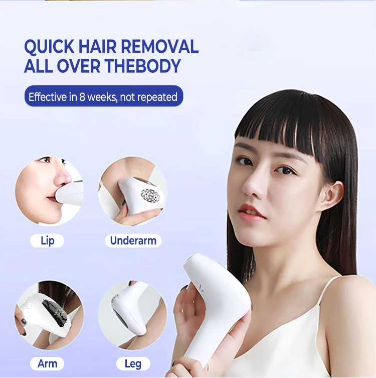 

100-240v Electric hair removal device Permanent Laser Hair Removal System IPL Home Body Instrument Cool Painless Beauty Device