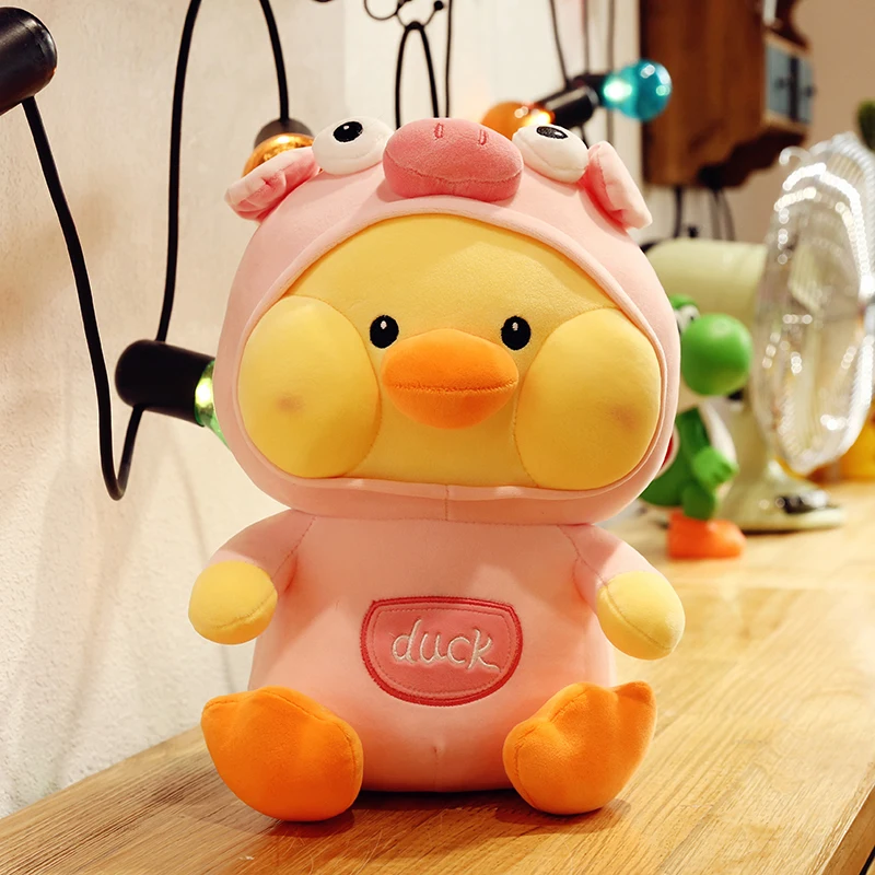 

60cm Cute Soft transformed Lalafanfan Ducks Plush Toys Office Nap Pillow Comfort Cushion Child Decor Christmas Gift Cotton Doll