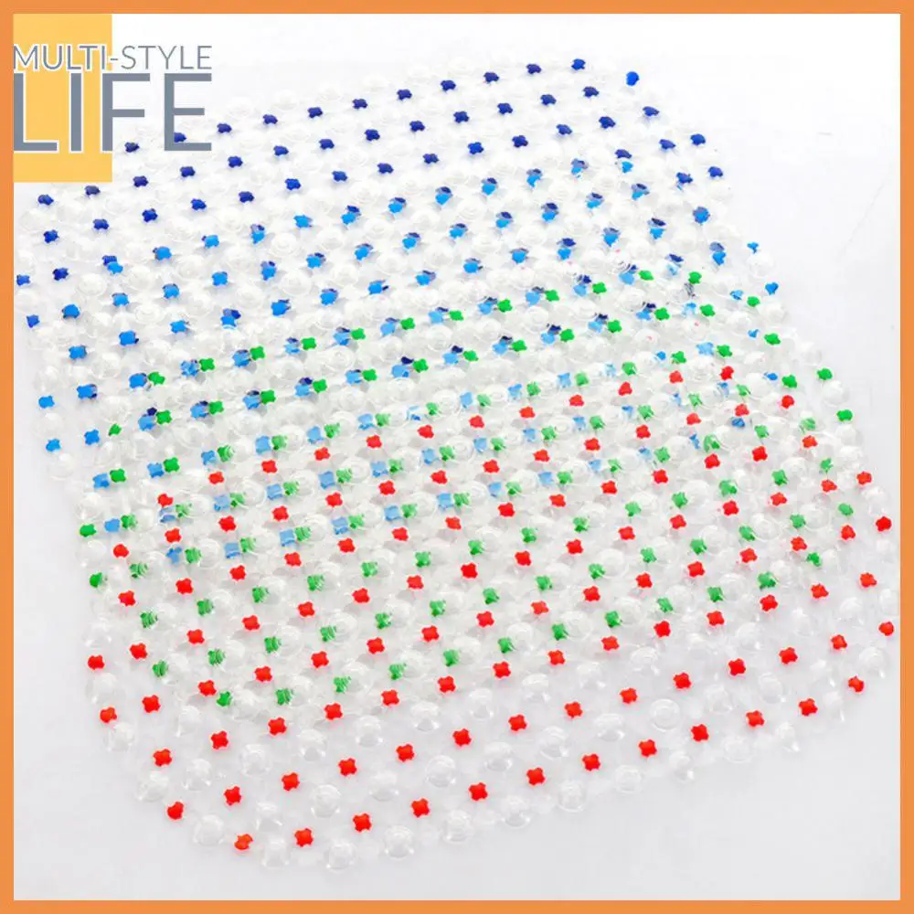 

Bathroom Non-slip Mat For Bathroom Bath Foldable Hollow Mat Bathtub With Suction Cup Non-slip Pvc Foot Mat 36*67cm