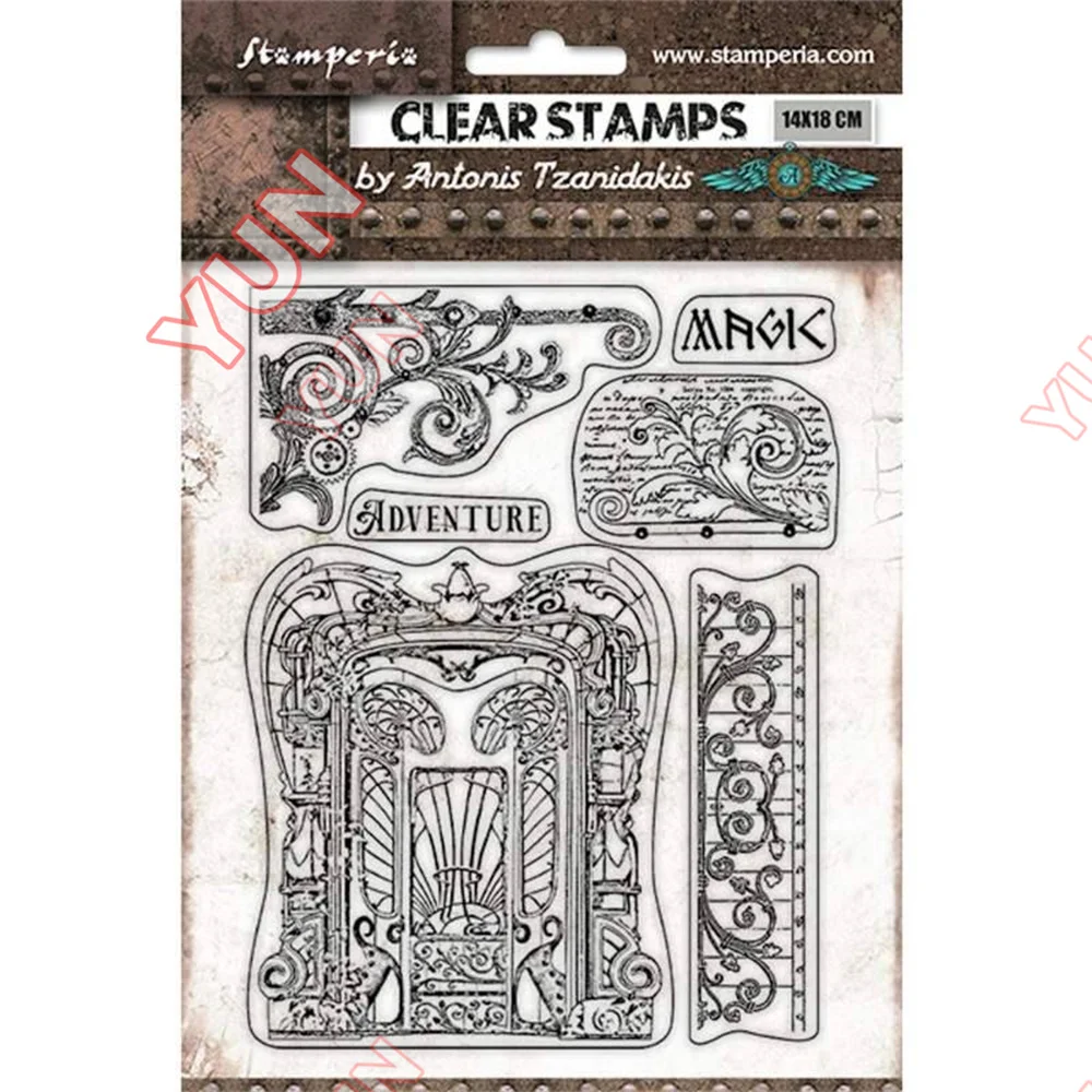 

New Magic Forest Adventure Clear Stamp Stamp Scrapbook Decoration Silicone Seal Diy Scrapbook Album Card Made Works