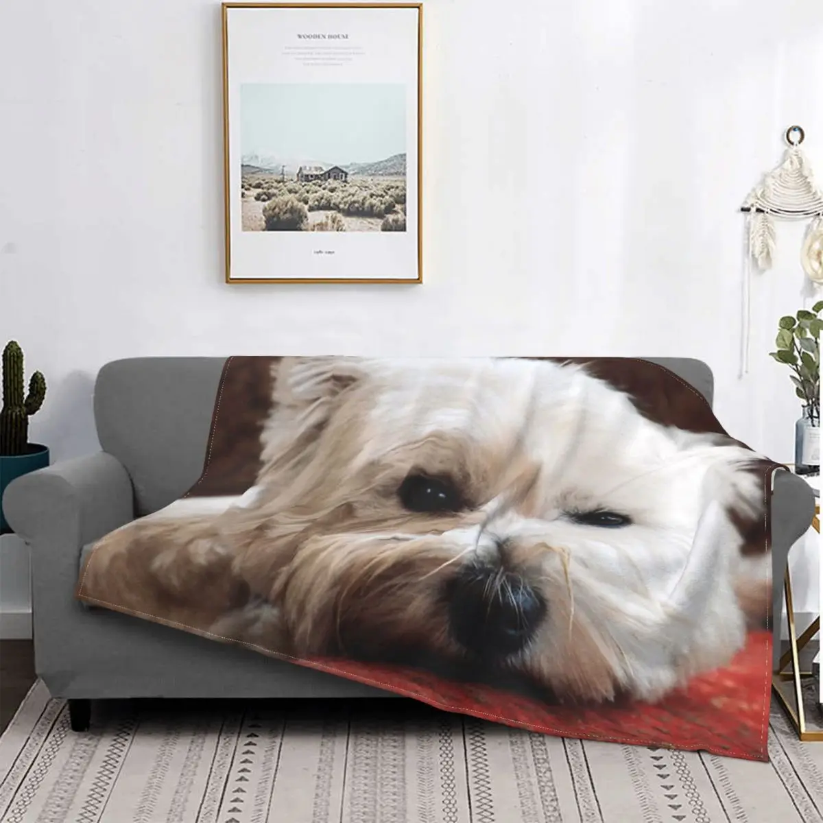 

Молли востие-колча a cuadros para cama, manta Kawaii de lino y algodón, 135