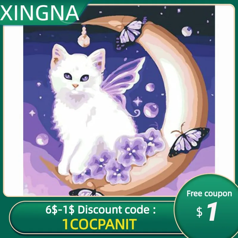 

5D CANVAS Brand Diamond Painting Kit "Animal" DIY Full Rhinestone Cross Stitch Kit Square Round Diamond Embroidery