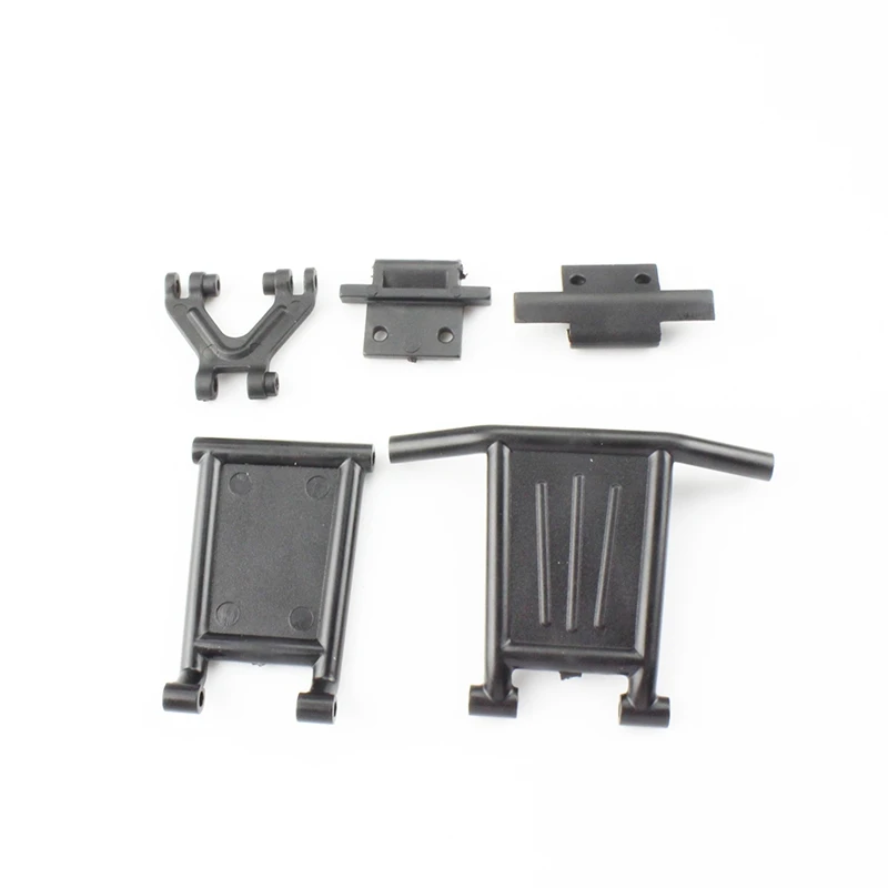 

1 Set for Wltoys 124018 1/12 RC Car Upgrade Parts RC Car Front & Rear Bumper Anti-Collision Bar Spare Accessories