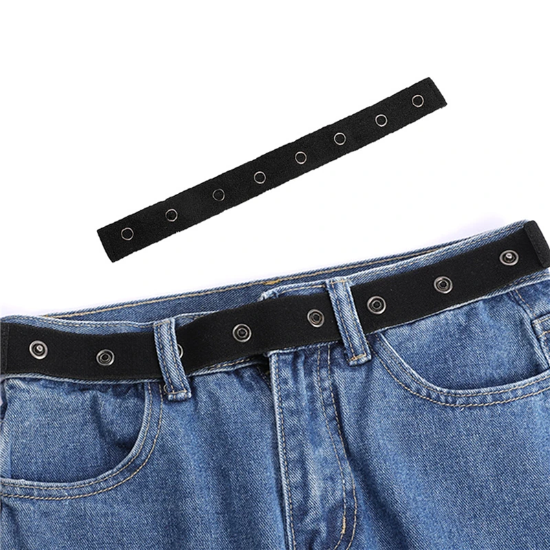 

Belts For Women Buckle-free Elastic Invisible For Jeans Belt Without Buckle Easy Belts Men Stretch No Hassle Belt