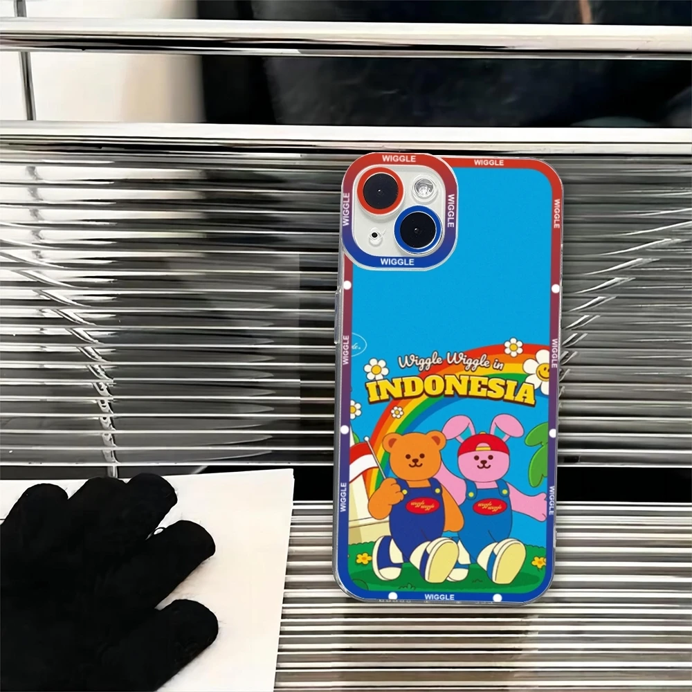 Фото Чехол для телефона WiggleS Wiggle для IPhone 16 Pro Max 16 15 13 14 12 11 Pro Max Mini Angel Eyes, мягкий прозрачный чехол №3