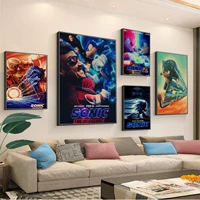 bandai sonic the hedgehog classic movie posters vintage room home bar cafe decor room wall decor