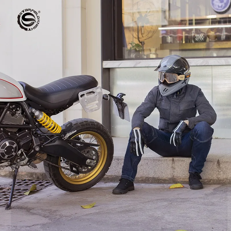 Мужская мотоциклетная куртка Star Field Knight Всесезонная теплая непромокаемая и