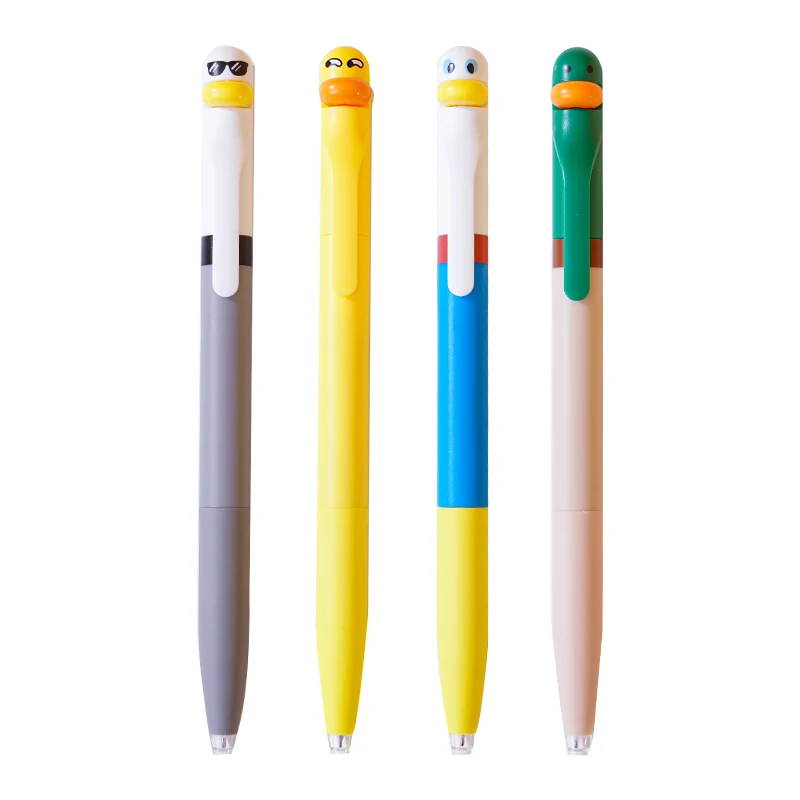 

Набор гелевых ручек с рисунком утки 4 шт