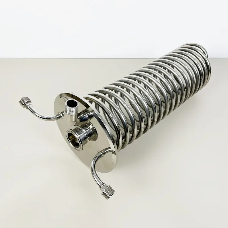 Охлаждающая катушка с тройным зажимом 6 дюймов наружной резьбой 3*1/2 дюйма и