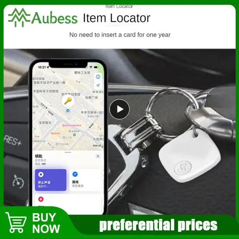 

Replaceable Battery Positioner Wide Range Anti-loss Tracker Long Endurance Wallet Locator Anti-drop Device