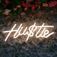 wholesale novelty hustle led letter neon for home studio game room wedding party decor pub night club walking street store sign