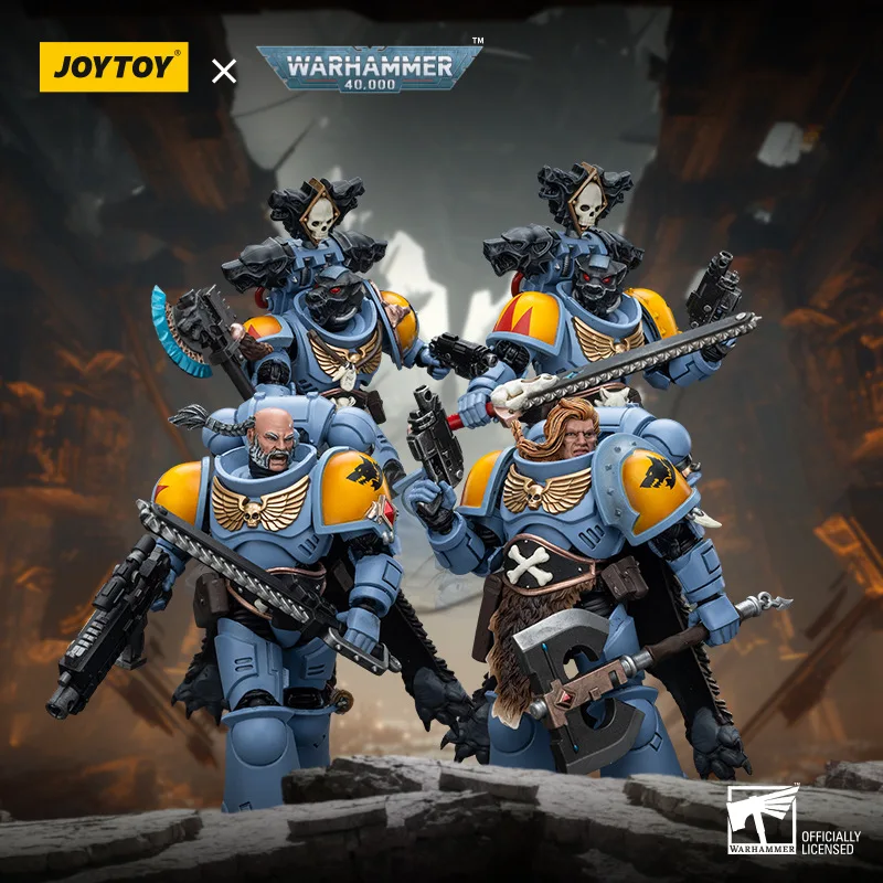 JOYTOY Dark Source Warhammer 40K Space Coyote Sharpshooter Squad Arbiter 1:18 Подвижная игра-солдат